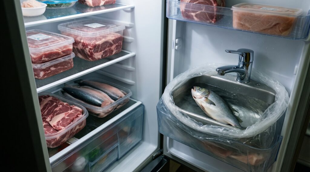 Как правильно замораживать продукты, чтобы сохранить вкус и текстуру: таблица сроков - иллюстрация