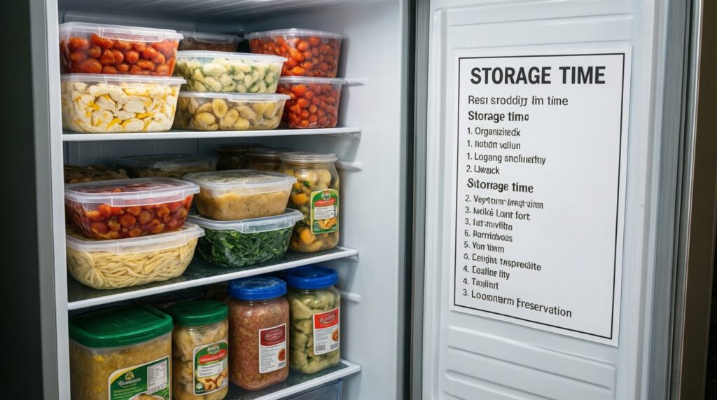 Как правильно замораживать продукты, чтобы сохранить вкус и текстуру: таблица сроков - иллюстрация