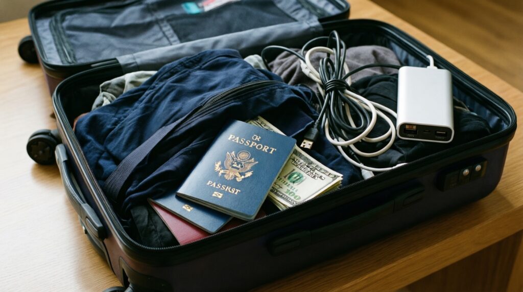 Как правильно упаковать чемодан: метод