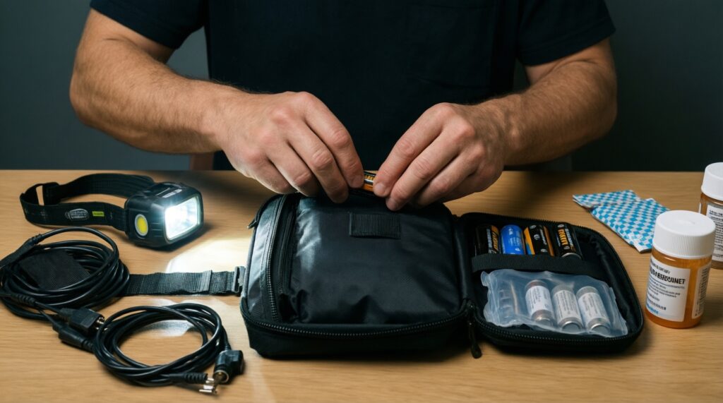 Экстренный набор на случай отключений: свет, вода, связь, документы (чек‑лист) - иллюстрация