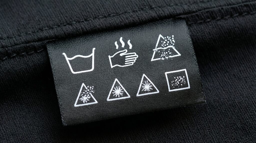 Шпаргалка по уходу за одеждой: что означают значки на ярлыках - иллюстрация