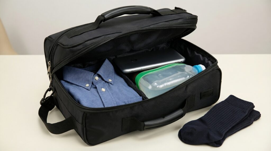 Инструкция: как правильно упаковать чемодан в ручную кладь и не забыть важное (универсальный список) - иллюстрация