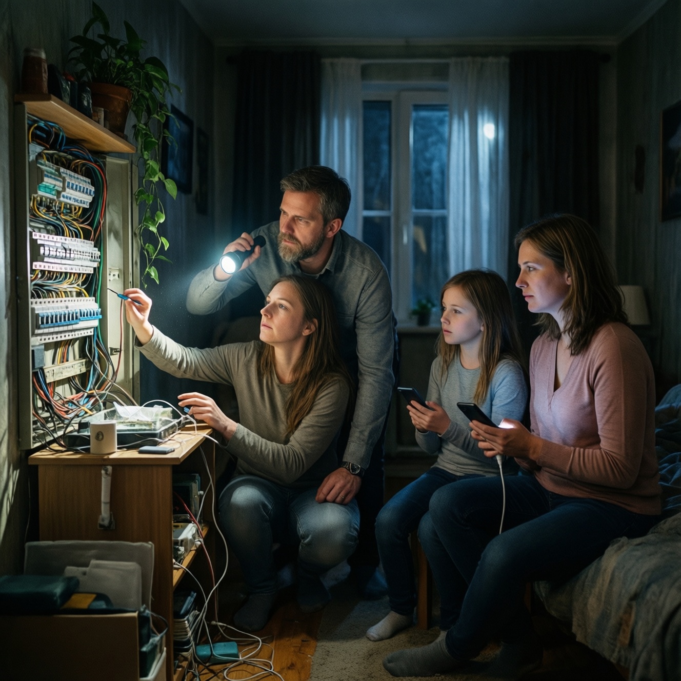 Что делать при отключении электричества дома: пошаговая инструкция и чек-лист