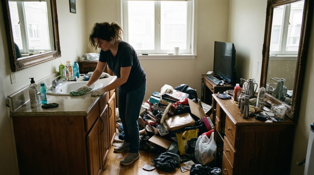 Как быстро навести порядок дома за 15 минут: пошаговый чек-лист - иллюстрация