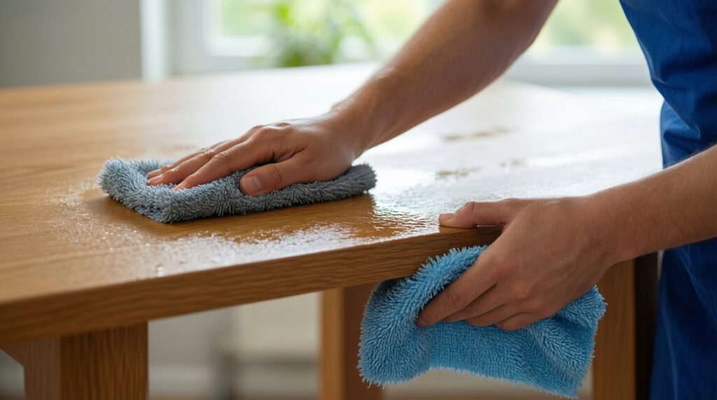 Как безопасно и эффективно почистить разные поверхности: плитка, стекло, нержавейка, дерево - иллюстрация