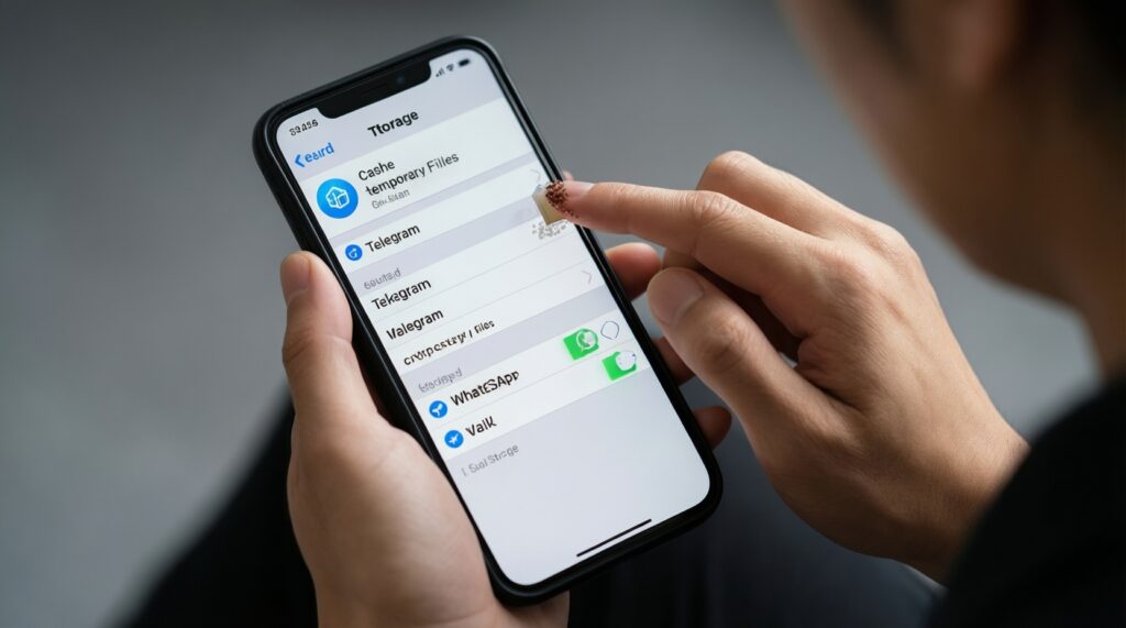 Как быстро почистить кэш и освободить память на смартфоне: безопасные шаги - иллюстрация