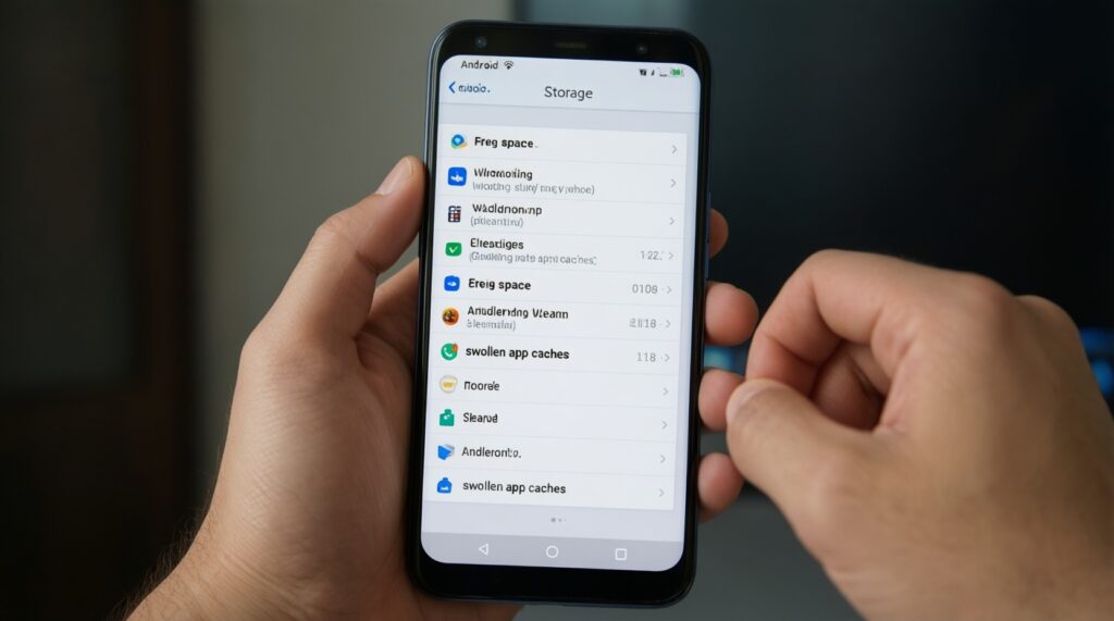 Как быстро почистить кэш и освободить память на смартфоне: безопасные шаги - иллюстрация