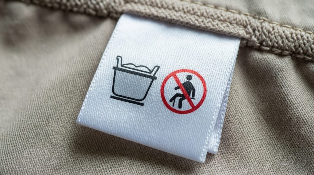 Как правильно стирать вещи: расшифровка значков на ярлыках и частые ошибки - иллюстрация