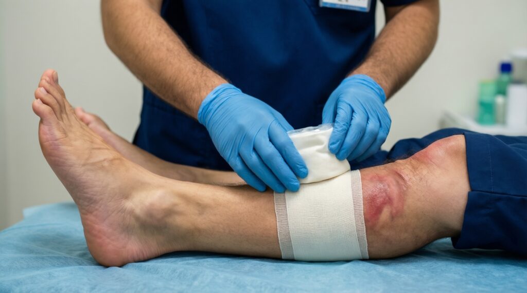 Первая помощь при бытовых травмах: порезы, ожоги, ушибы - что можно и что нельзя - иллюстрация