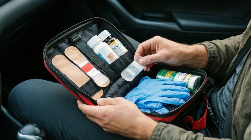 Базовая аптечка дома и в дороге: что должно быть и как хранить - иллюстрация