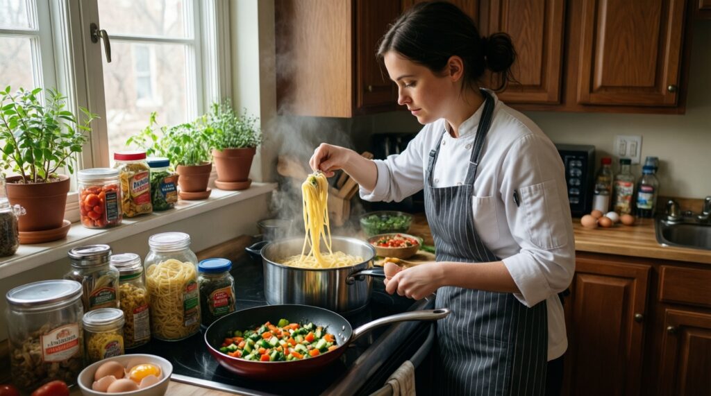 Быстрые горячие блюда из 