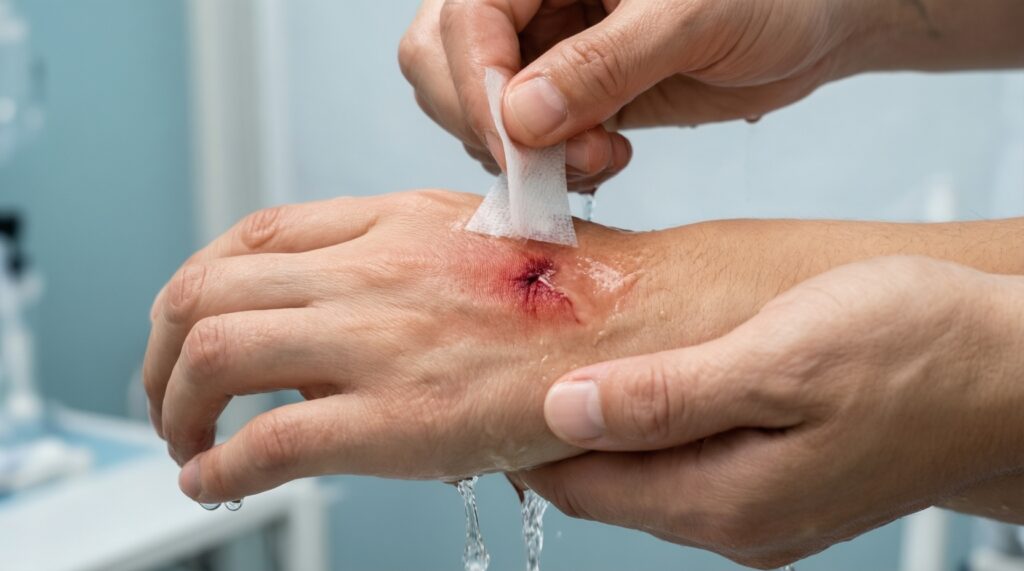 Первая помощь при ожогах, порезах и ушибах: что можно и что нельзя - иллюстрация