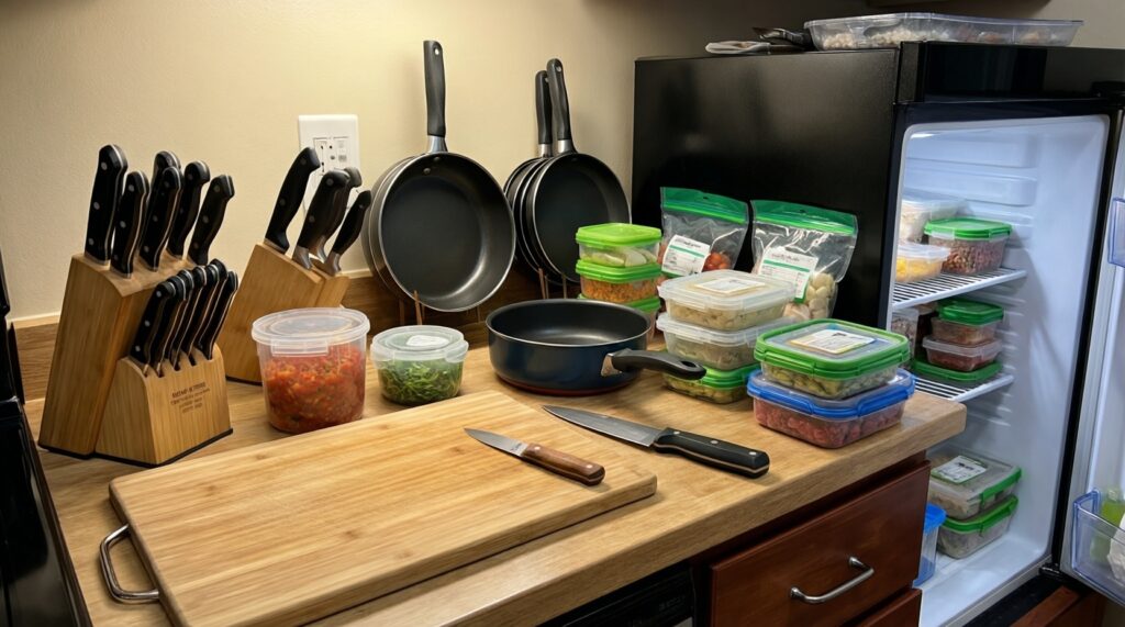 Лайфхаки для быстрой готовки: заготовки, заморозка, план меню на неделю - иллюстрация