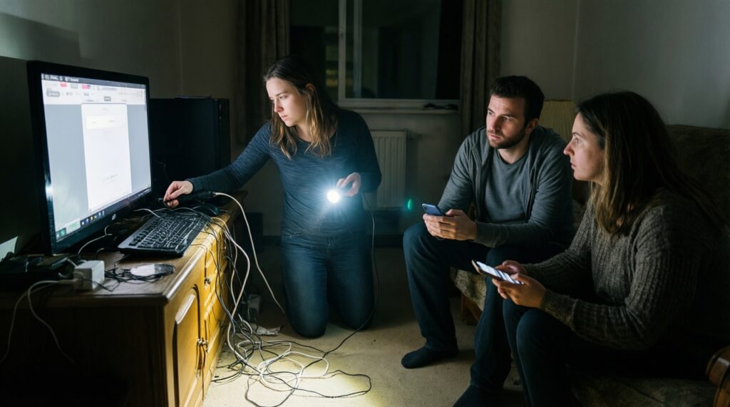 Экстренный план при отключении воды/света/интернета: что подготовить заранее - иллюстрация