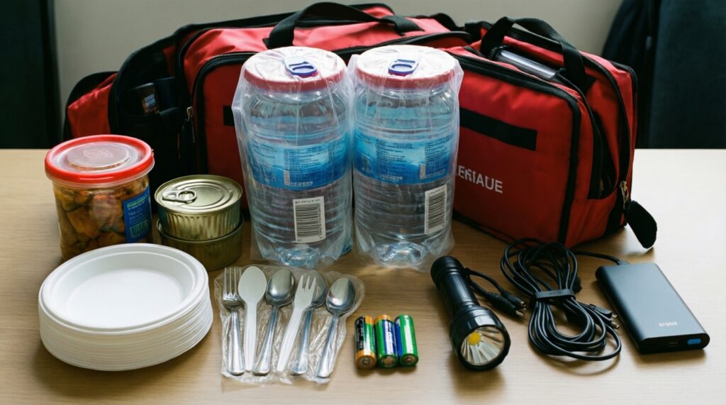 Экстренный план при отключении воды/света/интернета: что подготовить заранее - иллюстрация