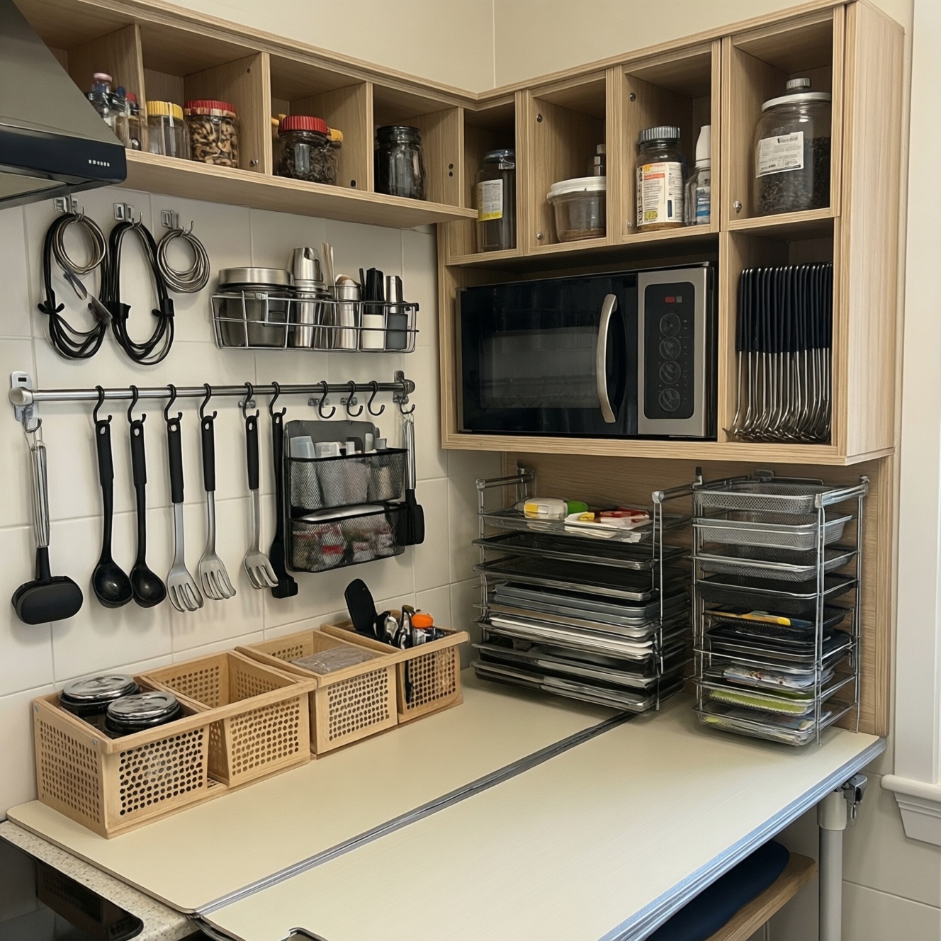 Хранение на маленькой кухне: 10 решений без ремонта для удобной организации
