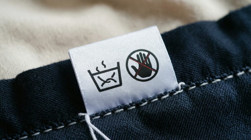 Шпаргалка по уходу за одеждой: расшифровка значков на ярлыках - иллюстрация