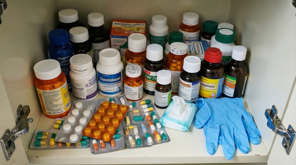 Как сделать домашнюю аптечку: базовый набор и правила хранения - иллюстрация