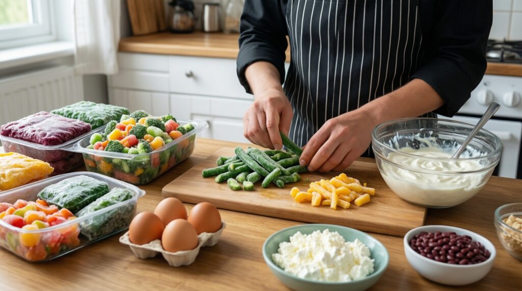 Лайфхаки для быстрой готовки на неделю: базовые заготовки и план меню - иллюстрация