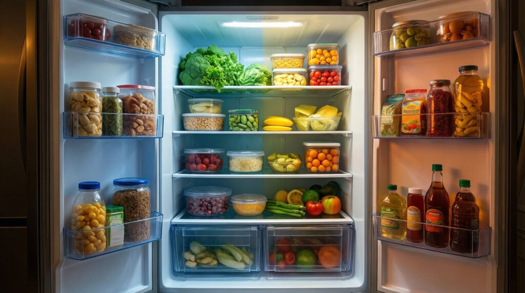 Как правильно хранить продукты, чтобы они дольше не портились: зоны холодильника и контейнеры - иллюстрация