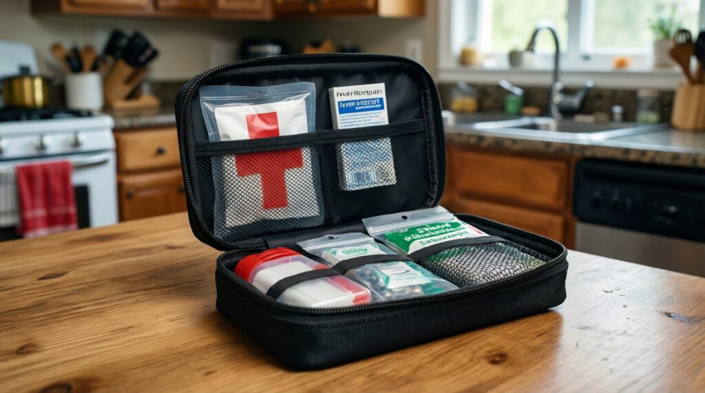 Мини-справочник по первой помощи дома: что должно быть в аптечке и как это хранить - иллюстрация