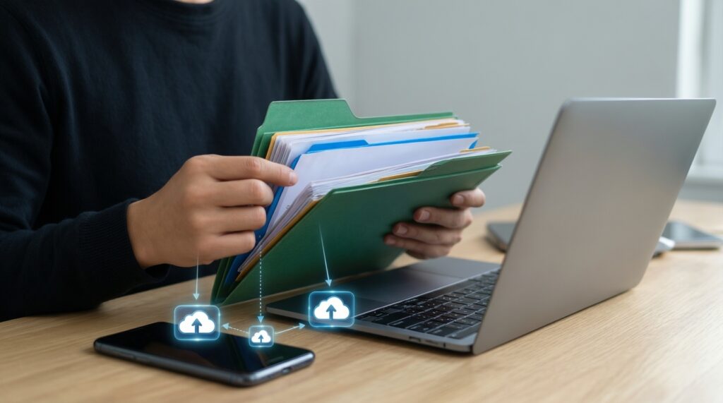 Как быстро привести в порядок документы: система папок, сканы, доступ с телефона - иллюстрация