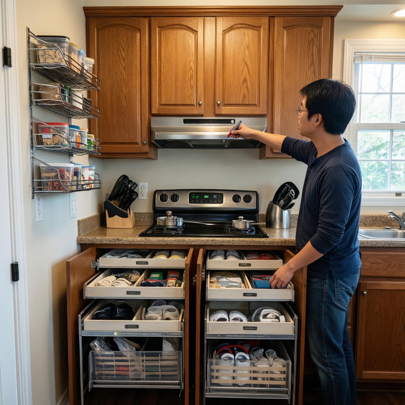 Хранение в маленькой кухне: 10 решений без ремонта для удобной организации