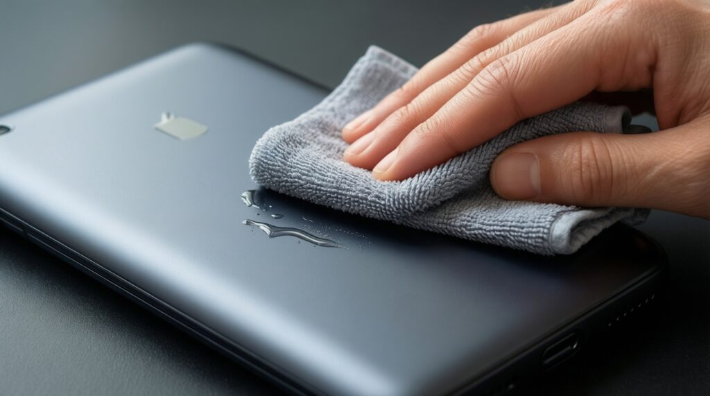 Как быстро почистить клавиатуру, наушники и телефон без лишних затрат - иллюстрация