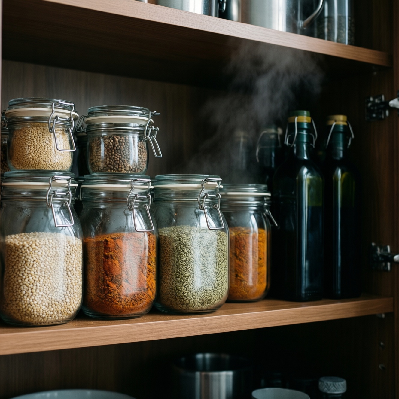 Лайфхаки для кухни: как правильно хранить крупы, специи и масла