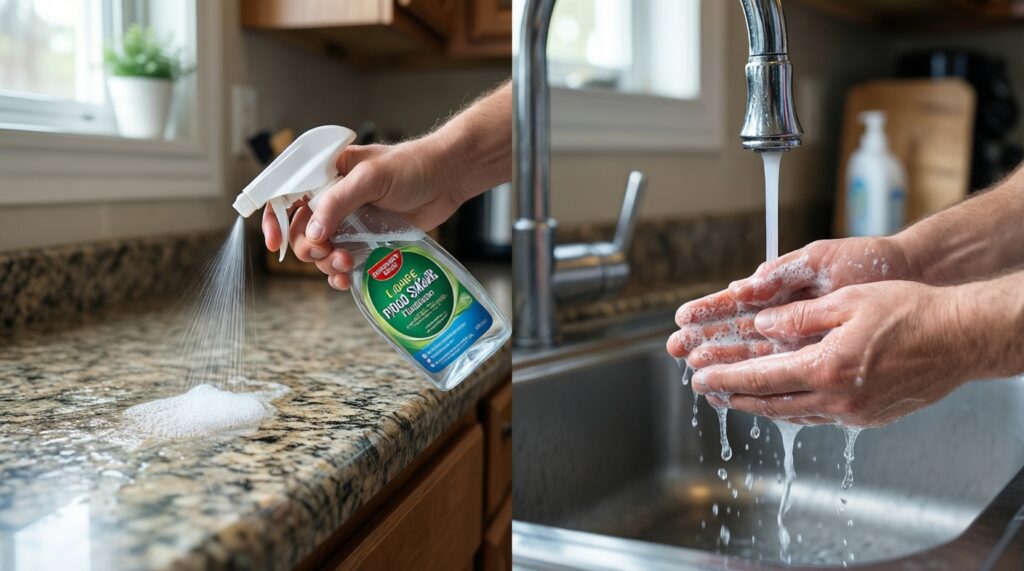 Пошагово: как правильно мыть и дезинфицировать разделочные доски разных типов - иллюстрация