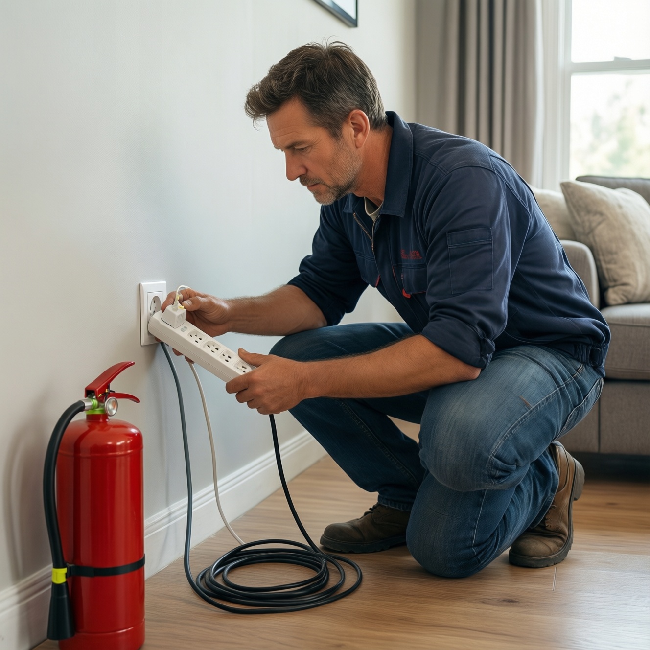 Лайфхаки по безопасности дома: проверка розеток и удлинителей, пожарные меры