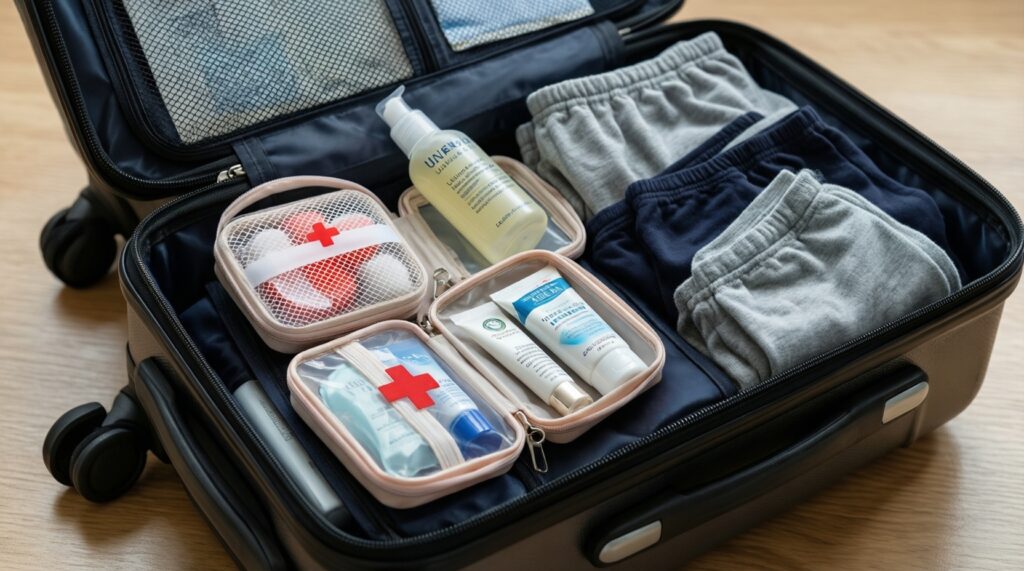 Лайфхаки для путешествий налегке: как упаковать чемодан и ничего не забыть - иллюстрация