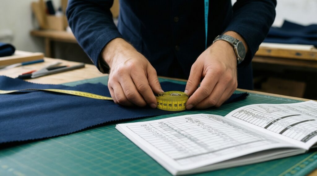 Справочник по размерам: одежда и обувь (EU/US/RU) и как точно снять мерки дома - иллюстрация