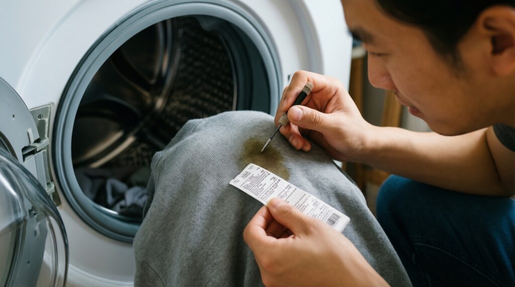 Справочник по уходу за одеждой: расшифровка значков на ярлыках и лайфхаки стирки - иллюстрация