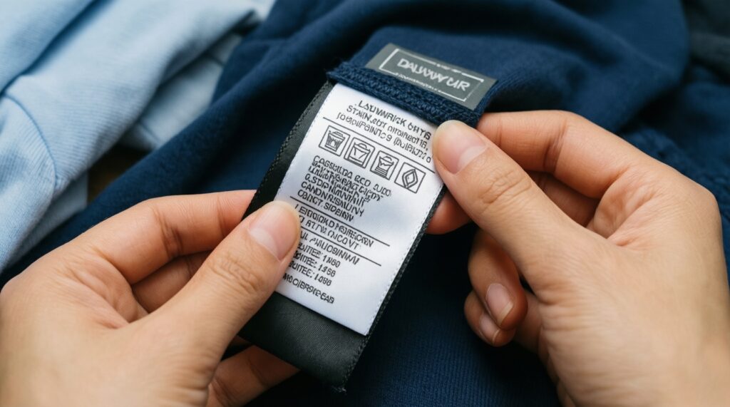 Справочник по уходу за одеждой: расшифровка значков на ярлыках и лайфхаки стирки - иллюстрация